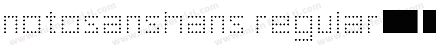 notosanshans regular转换器字体转换